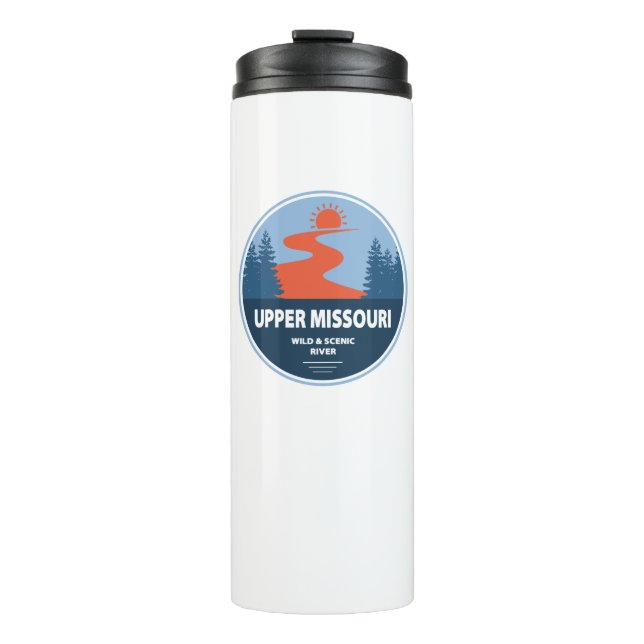 Upper Missouri Wild And Scenic River Thermal Tumbler (Front)