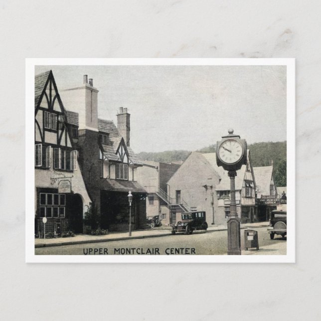 Upper Montclair Nj Valley Road 1920s Postcard (Front)
