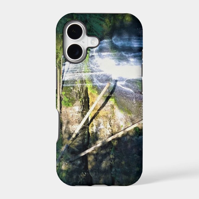 Upper North Falls, OR Iphone Case (Back)