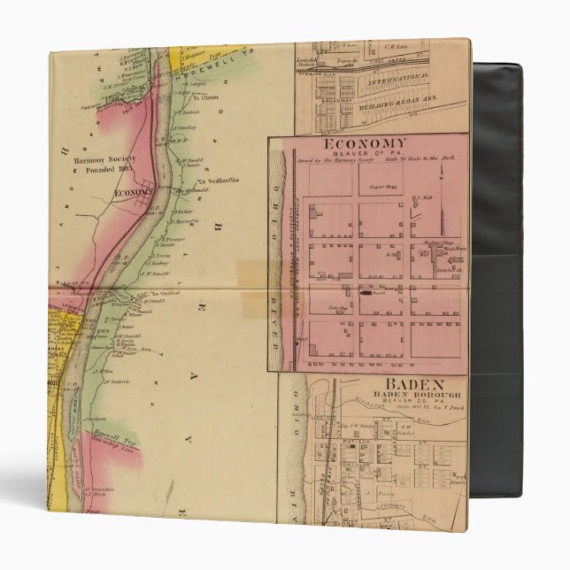 Upper Ohio River and Valley 10 3 Ring Binder (Front/Inside)