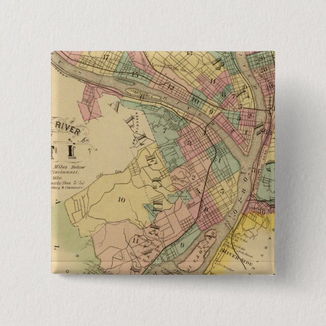 Upper Ohio River and Valley 10 Pinback Button (Front)