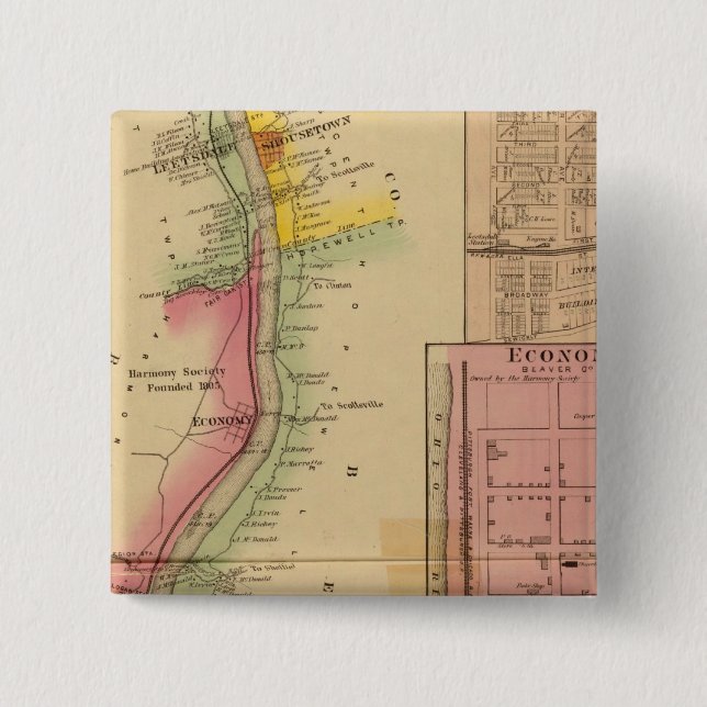 Upper Ohio River and Valley 10 Pinback Button (Front)