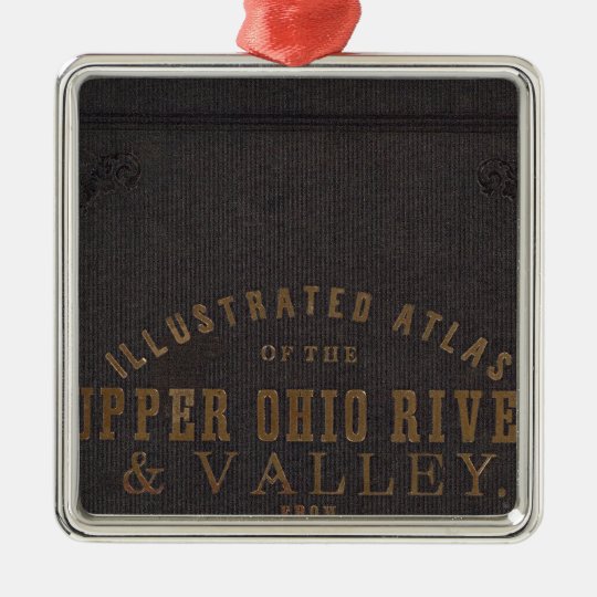Upper Ohio River and Valley 11 Metal Ornament