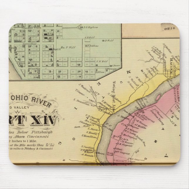 Upper Ohio River and Valley 8 Mouse Pad (Front)