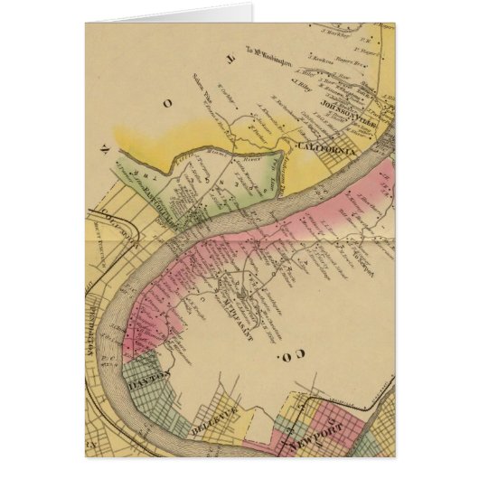 Upper Ohio River and Valley Cards (Front)