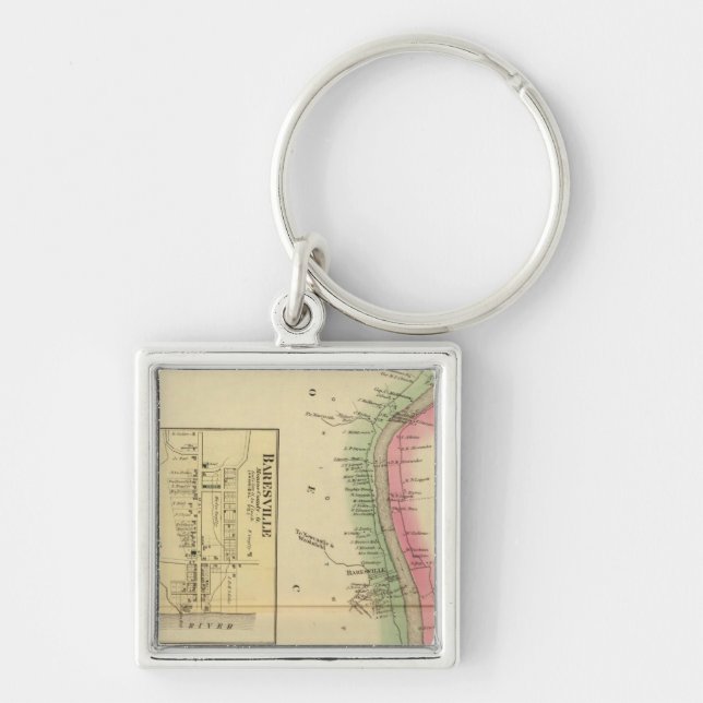 Upper Ohio River and Valley part Keychain (Front)