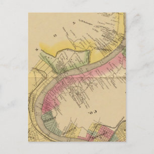 Upper Ohio River and Valley Postcard