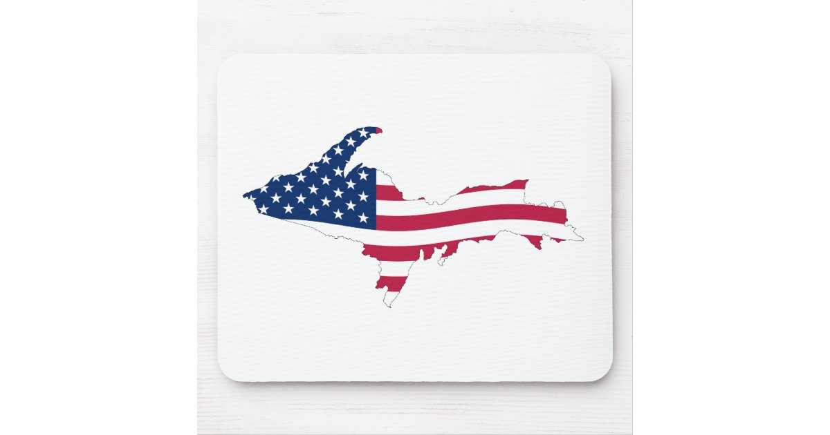 upper peninsula flag mouse pad zazzle com disney baby shower invitations