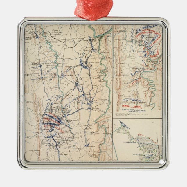 Upper Potomac McCoys Ferry-Conrads Ferry Metal Ornament (Front)