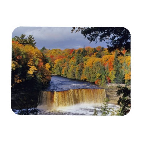 Upper Tahquamenon Falls in UP Michigan in autumn Magnet