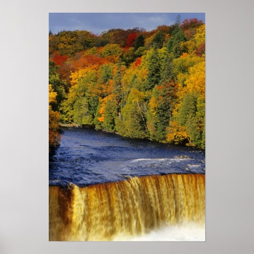 Upper Tahquamenon Falls in UP Michigan in Poster