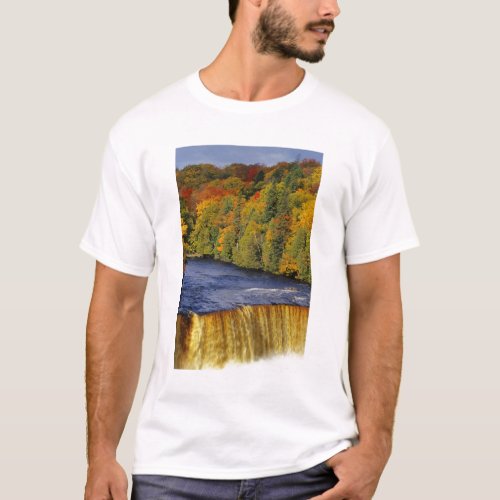 Upper Tahquamenon Falls in UP Michigan in T_Shirt