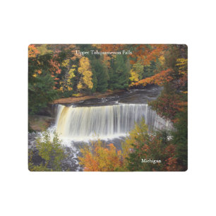 Upper Tahquamenon Falls metallic wall art