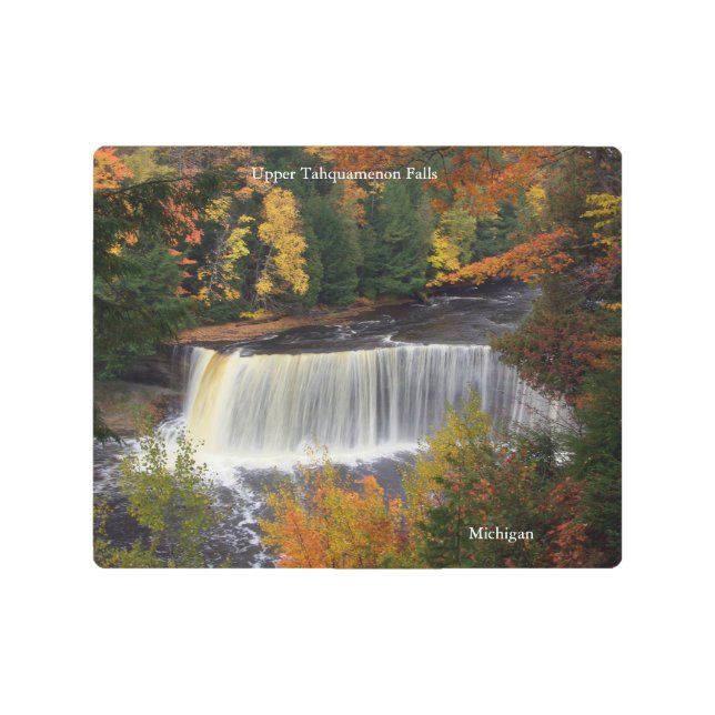 Upper Tahquamenon Falls metallic wall art (Front)