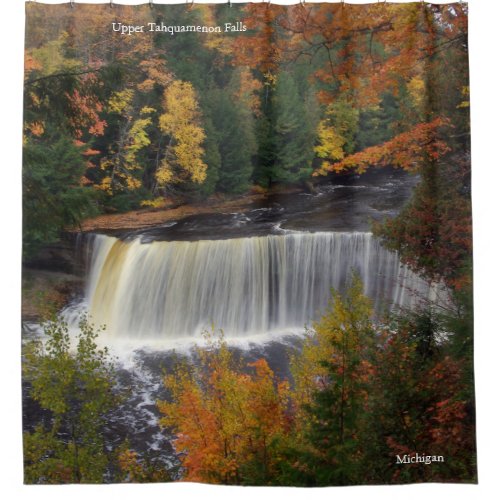 Upper Tahquamenon Falls shower curtain