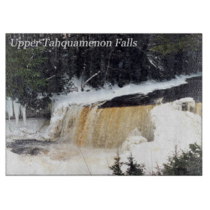 Upper Tahquamenon Falls winter cutting board