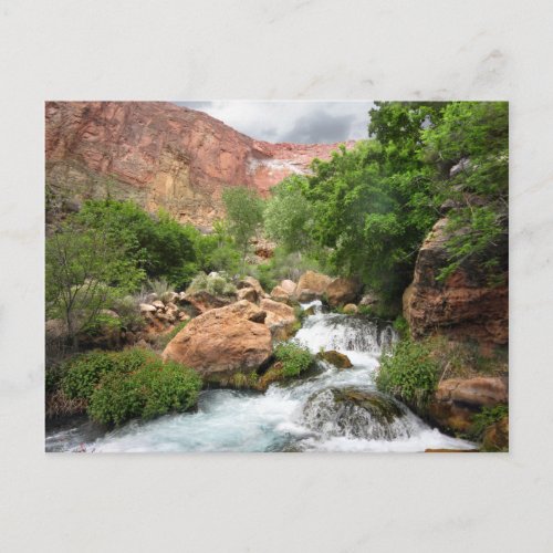 Upper Tapeats Creek Waterfall _ Grand Canyon Postcard