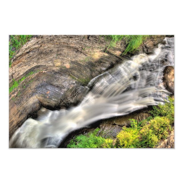 Upper Taughannock Falls, New York Photo Print (Front)