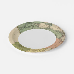 Upper Territories of the the United States Paper Plates