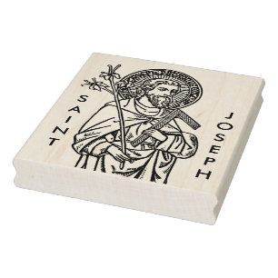 Upper Torso of St. Joseph (Detail; DT 01) Rubber Stamp