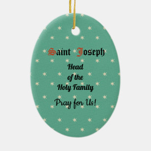 Upper Torso of St. Joseph (Detail; VVP 09) Ceramic Ornament
