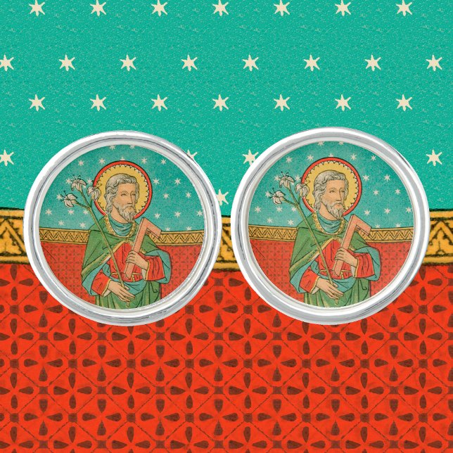 Upper Torso of St. Joseph (Detail; VVP 09) Cufflinks (Creator Uploaded)