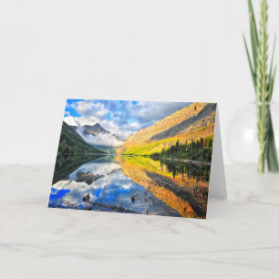 Upper Two Medicine Lake at Sunrise Card