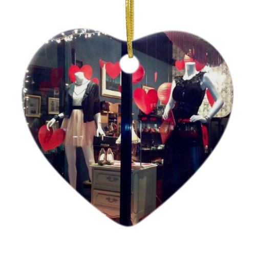 Upper West Side Boutique Valentine's Day New York Ceramic Ornament