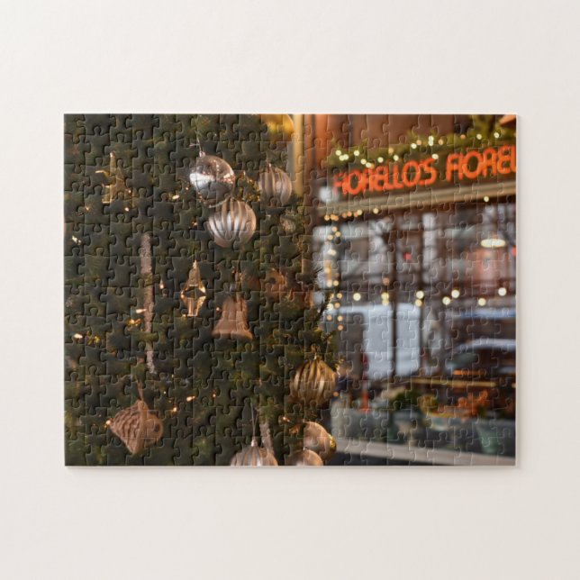 Upper West Side Christmas Manhattan New York City Jigsaw Puzzle (Horizontal)