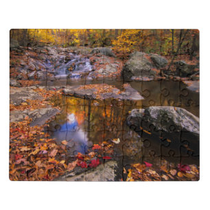 Upper Whiteoak Falls, Shenandoah National Park, VA Jigsaw Puzzle