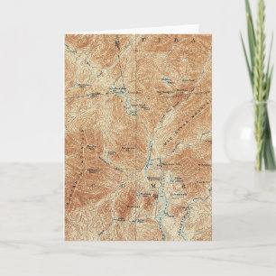 Upper Works, Tahawus Area, Adirondack High Peaks Card