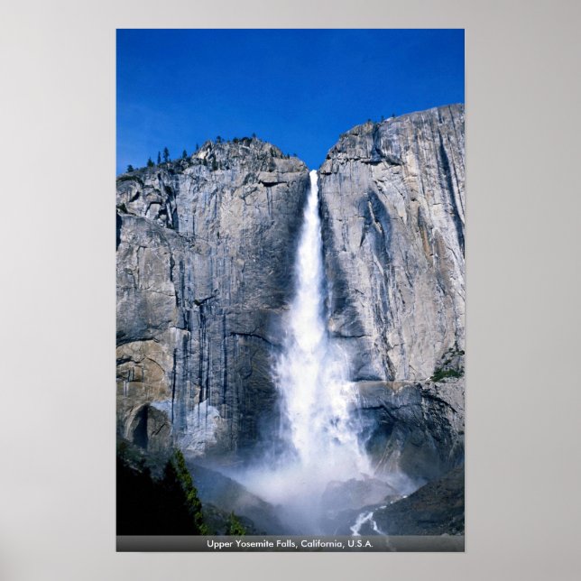 Upper Yosemite Falls, California, U.S.A. Poster (Front)