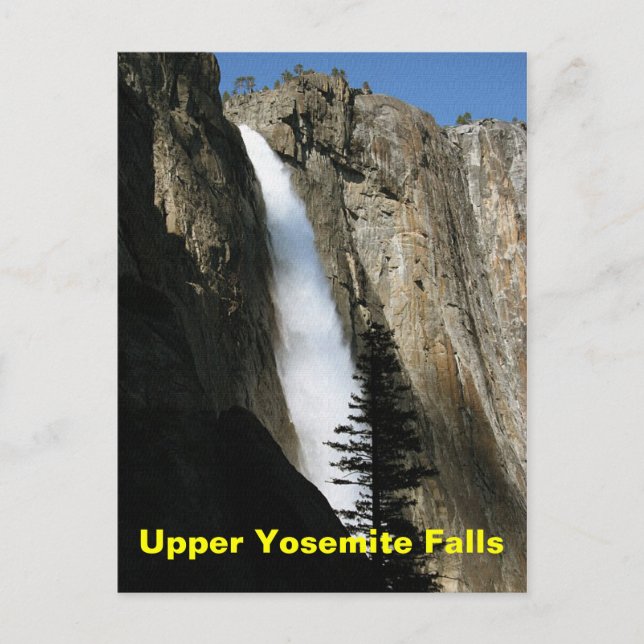 Upper Yosemite Falls in California Postcard (Front)