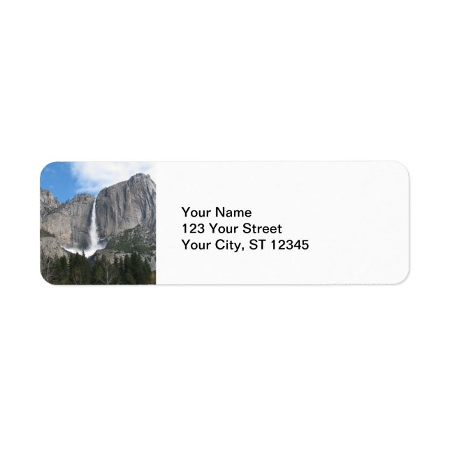 Upper Yosemite Falls Label (Front)