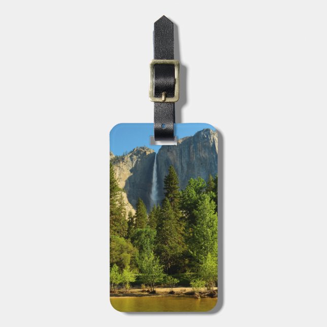 Upper Yosemite Falls, Merced River, Yosemite Luggage Tag (Front Vertical)