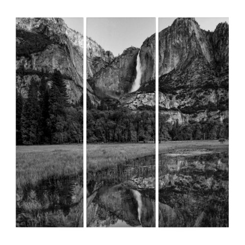 Upper Yosemite Falls Scenic Triptych