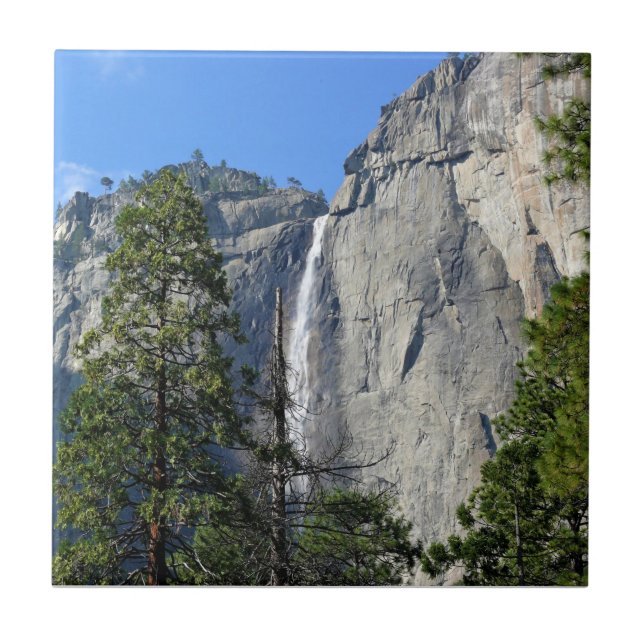 Upper Yosemite Falls, Yosemite National Park, CA Ceramic Tile (Front)