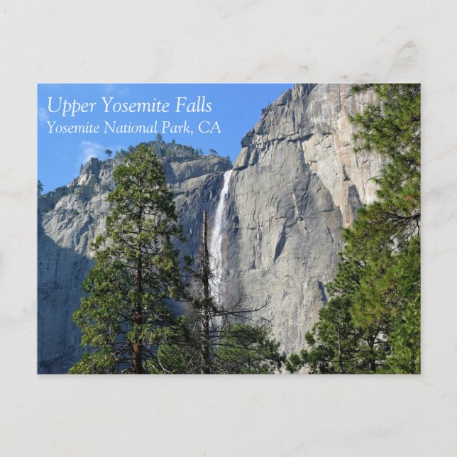 Upper Yosemite Falls, Yosemite National Park, CA P Postcard (Front)