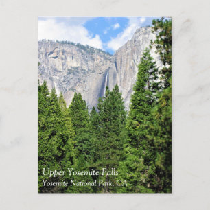 Upper Yosemite Falls, Yosemite National Park, CA P Postcard
