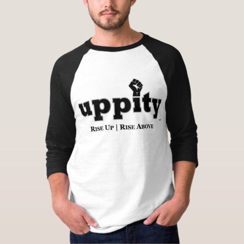 Uppity Power 34 Raglan T_Shirt