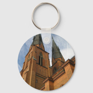 Uppsala Cathedral Sweden Keychain