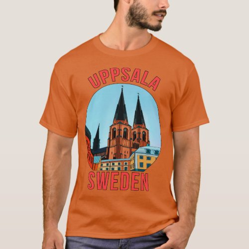 Uppsala Cathedral Sweden T_Shirt