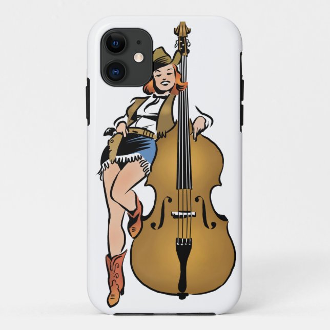 Upright Bass Girl case (Back)