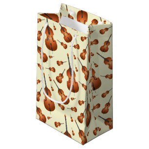 Upright Bass Musician Music Teacher Jazz Band Small Gift Bag
