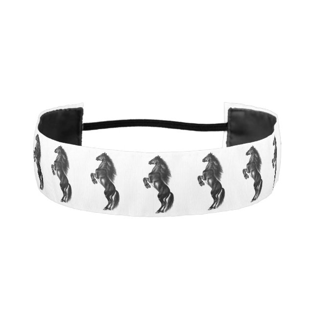 Upright Horses Athletic Headband - Choose Color (Front)