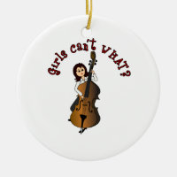 Upright String Double Bass Girl