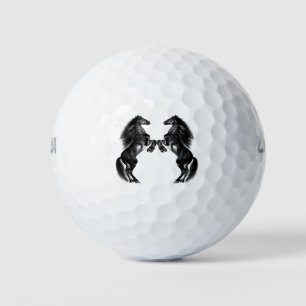 Upright Wild Horses Golf Balls