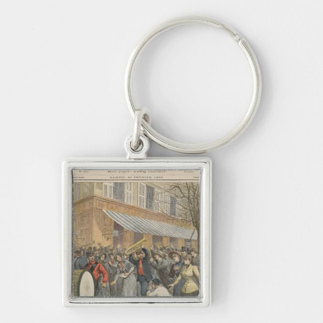Uprising against a Salvation Army Keychain (Front)