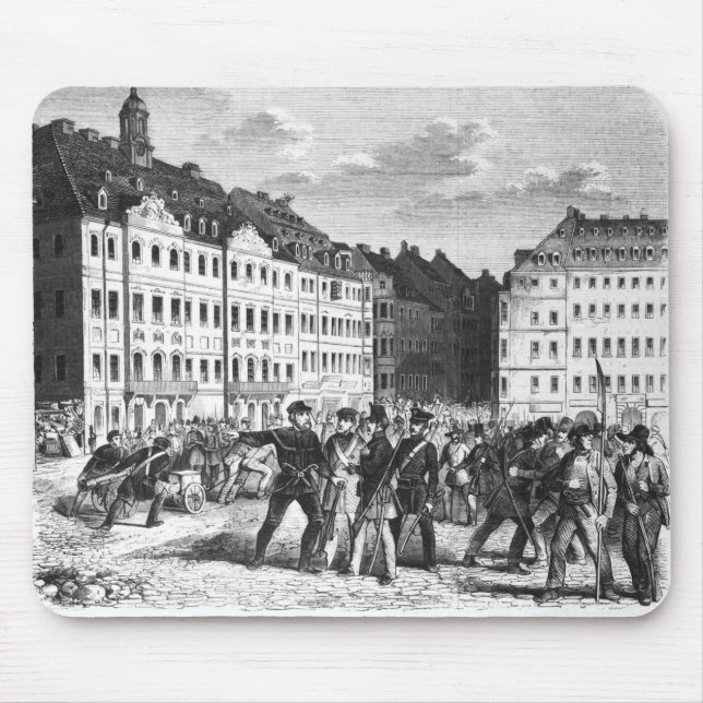 Uprising in Dresden Mouse Pad (Front)