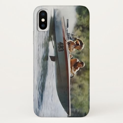 Ups and Downs Flat Bottom Boat iPhone XS Case